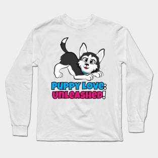 Adorable Husky Dog Puppy Long Sleeve T-Shirt